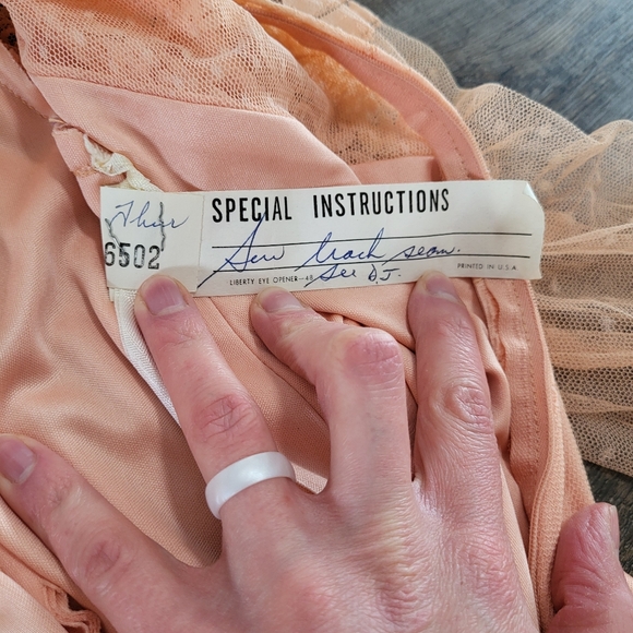 Vintage 70s Victorian Style Lace Swiss Dot High Neck Long Sleeve Coctail Dress - Picture 9 of 14